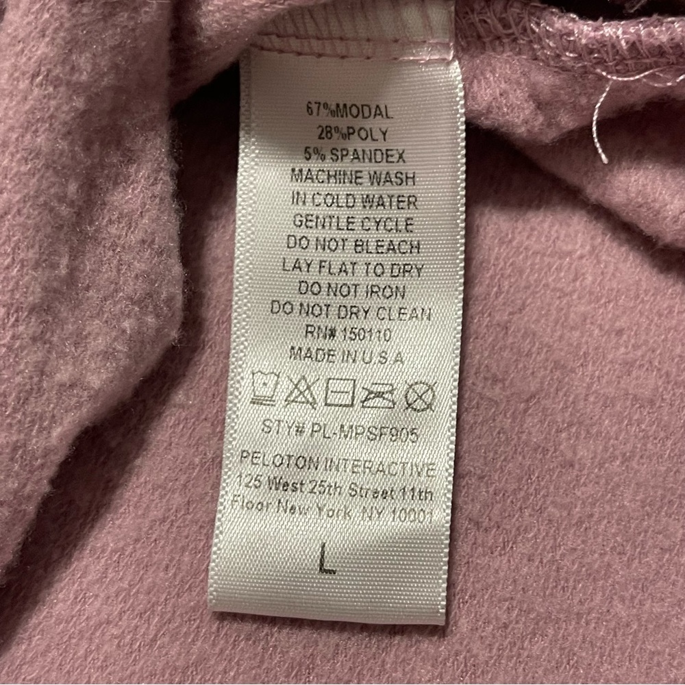 Peloton Show Up and Shine Side Slit Pullover Sweatshirt Size Large - Picture 6 of 12